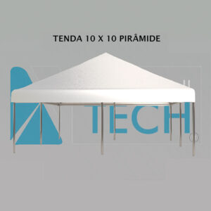 Tenda de alumínio estrutural modelo pirâmide ou árabe 10mx10m