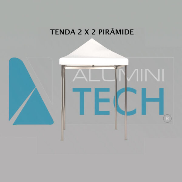 Tenda de alumínio estrutural modelo pirâmide ou árabe 2mx2m