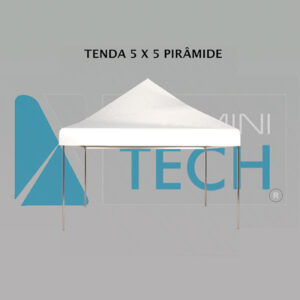 Tenda de alumínio estrutural modelo pirâmide ou árabe 5mx5m