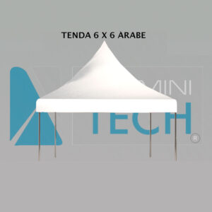 Tenda de alumínio estrutural modelo pirâmide ou árabe 6mx6m